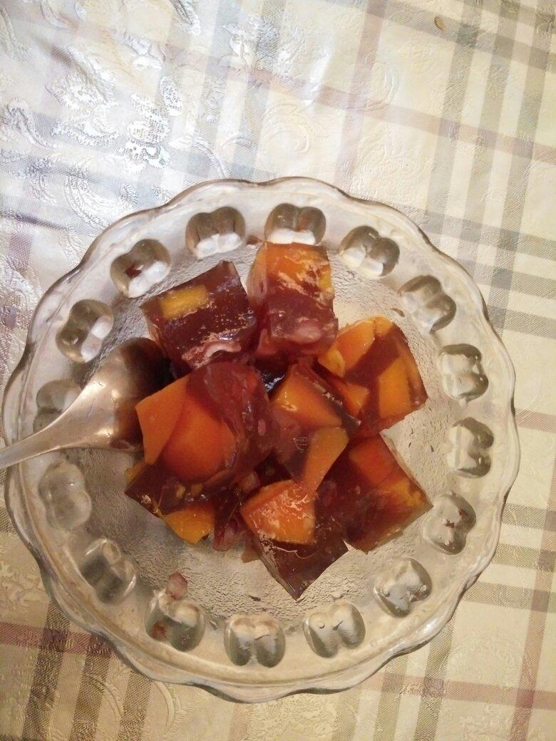 鱼胶水果牛奶冻