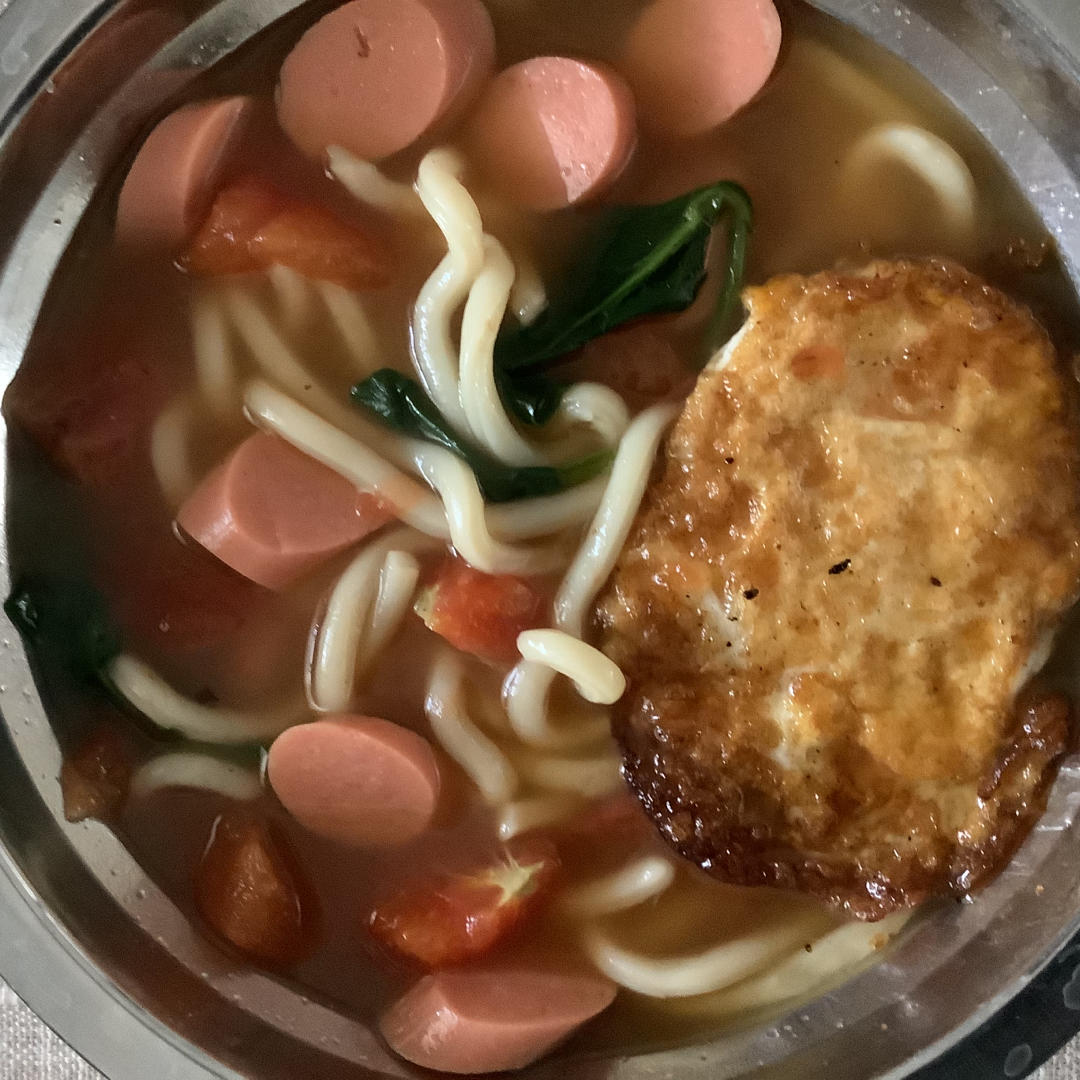 番茄肥牛乌冬面