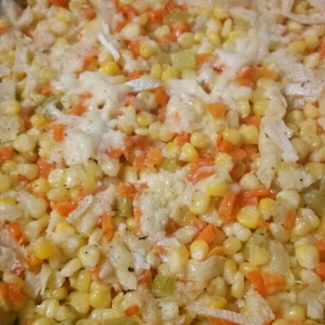 奶酪烤玉米蔬菜的做法