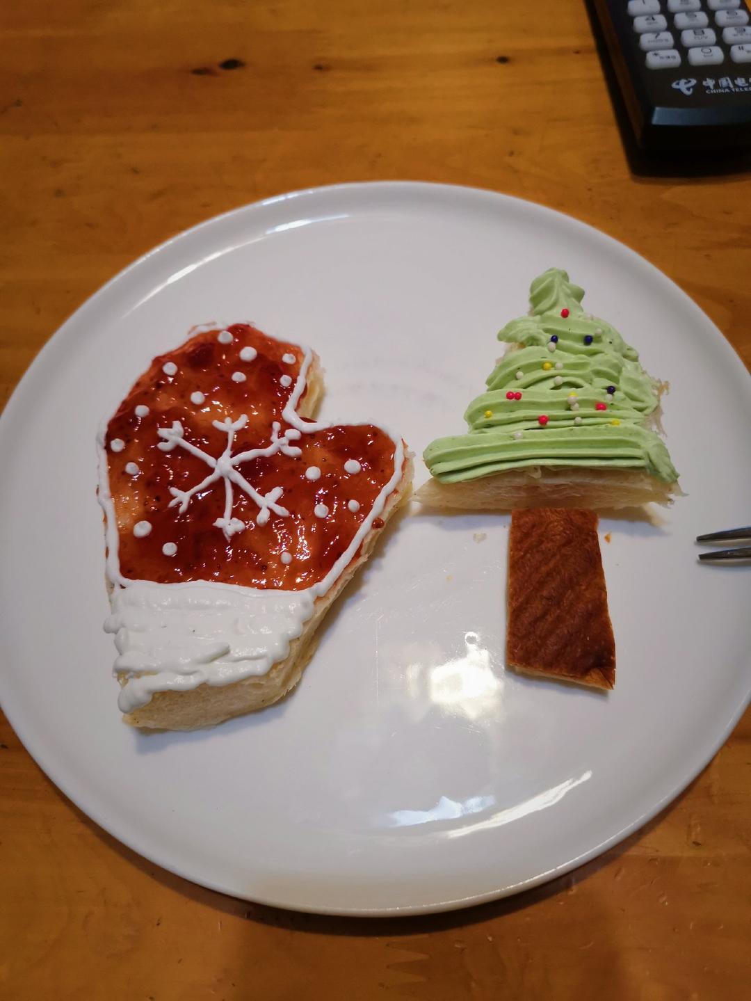 圣诞手套吐司
