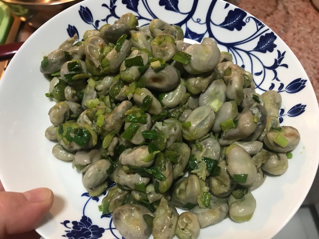 炒嫩胡豆