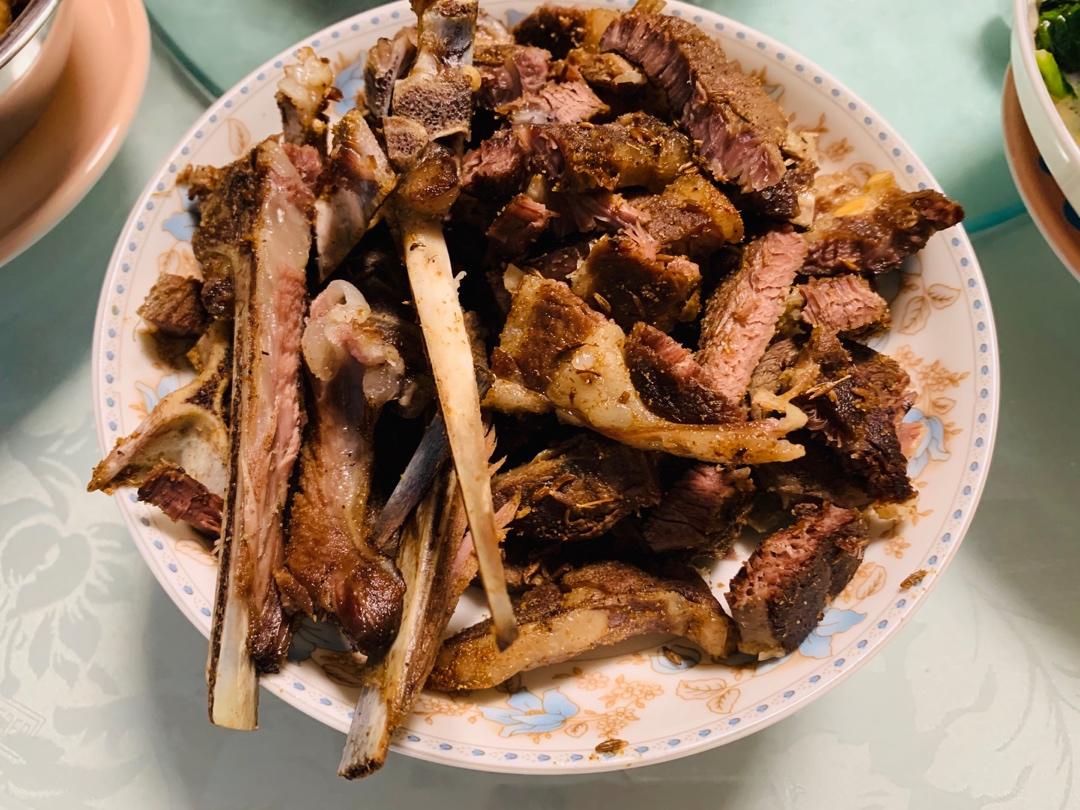 地道蒙餐：烤羊排(家用烤箱版)
