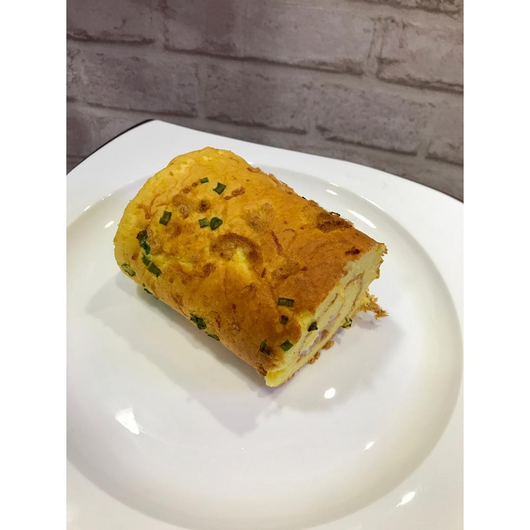 香葱肉松肥蛋糕卷～