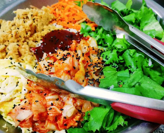 怎么做都做不难吃的비빔밥韩式拌饭的做法
