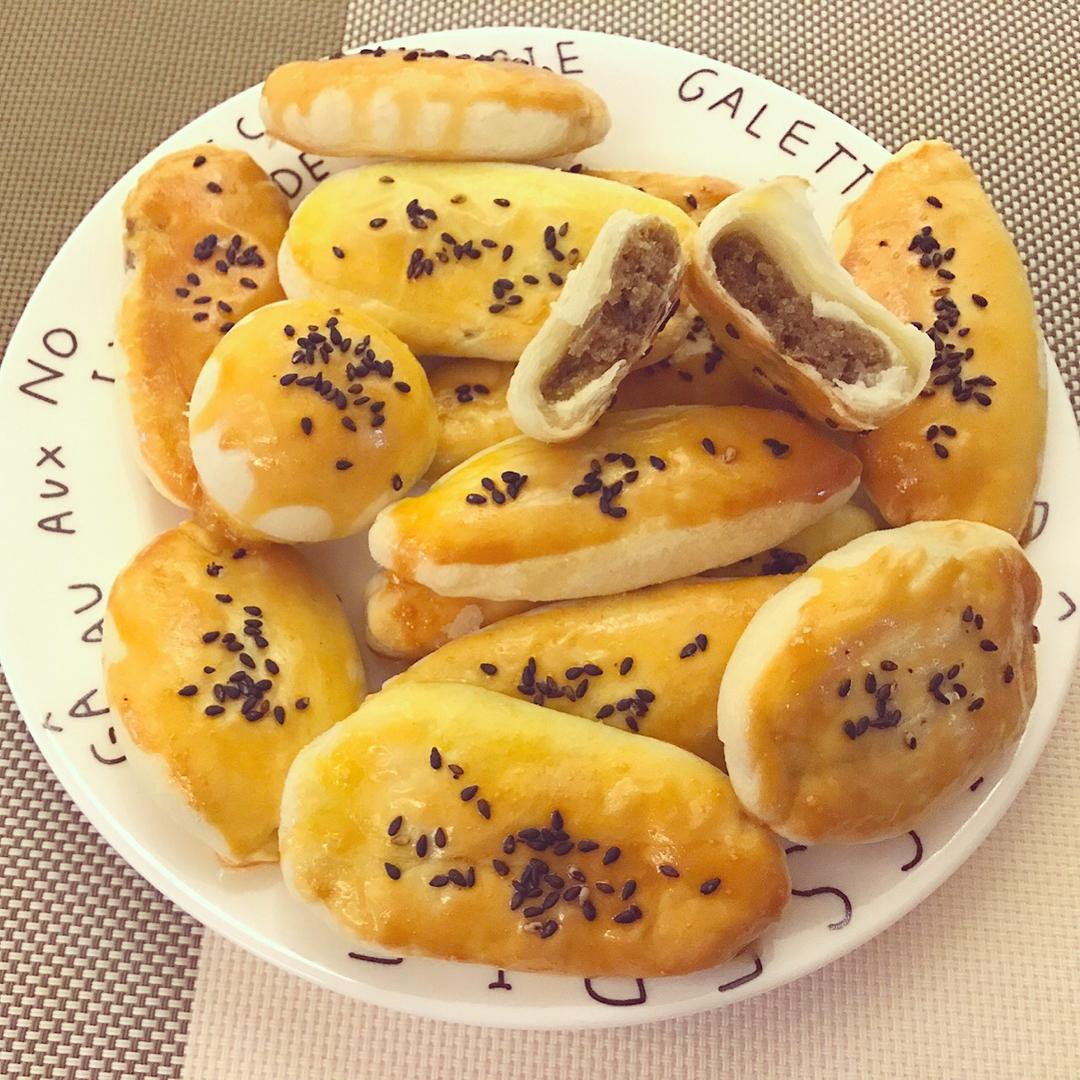 芝麻椒盐牛舌饼（北京小吃）