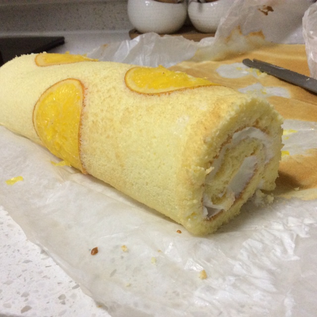 香橙蛋糕卷