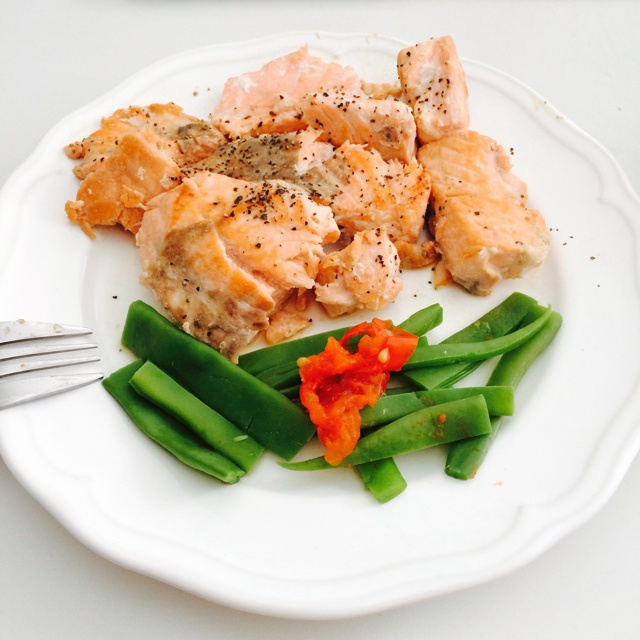 无油香煎三文鱼