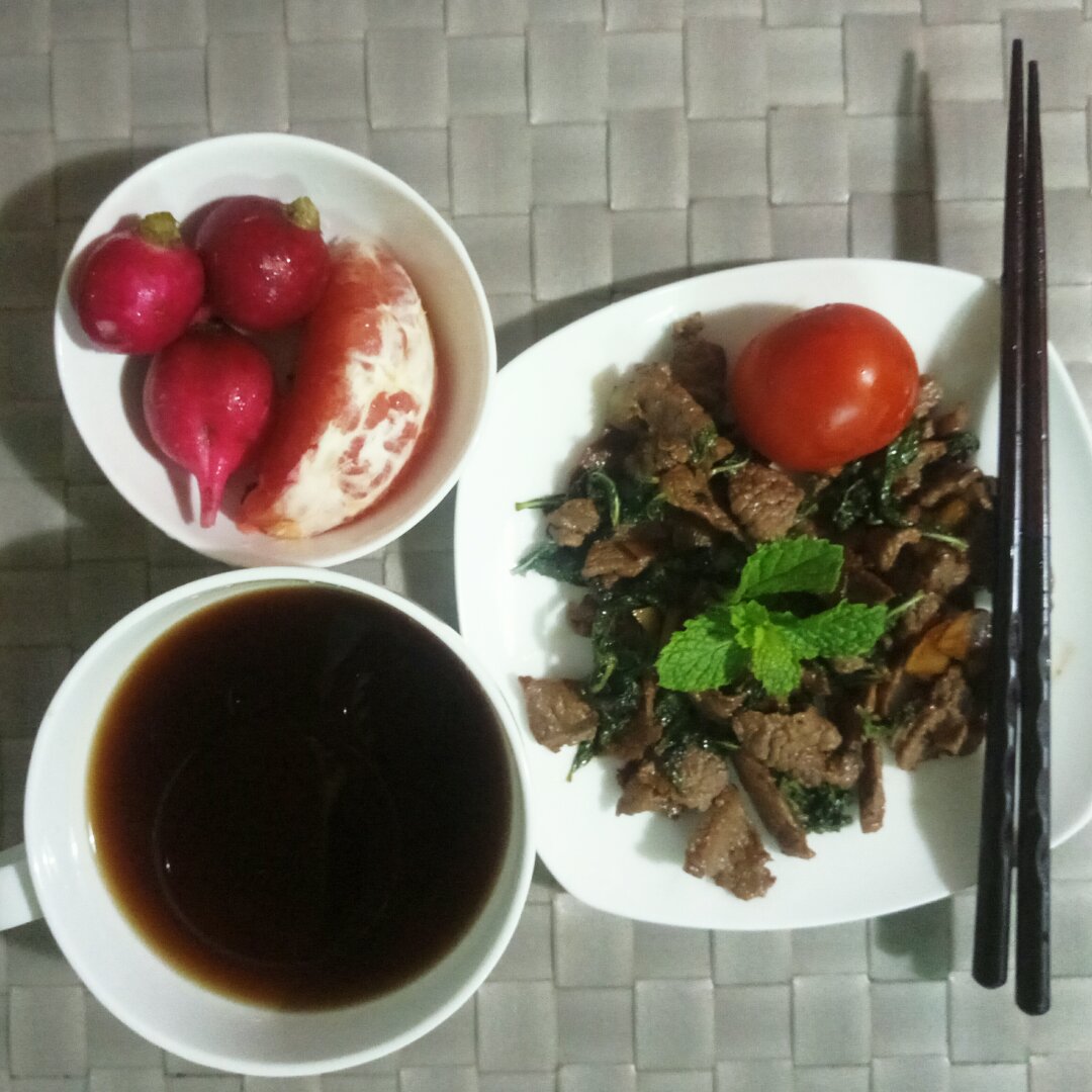 鲜薄荷牛肉