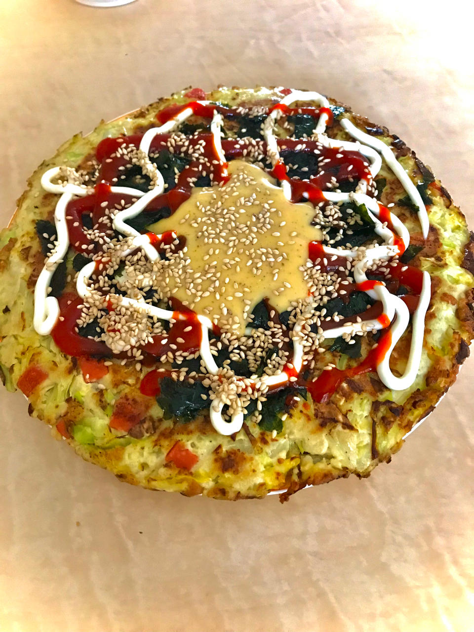 极简版豆腐大阪烧低碳水低脂肪