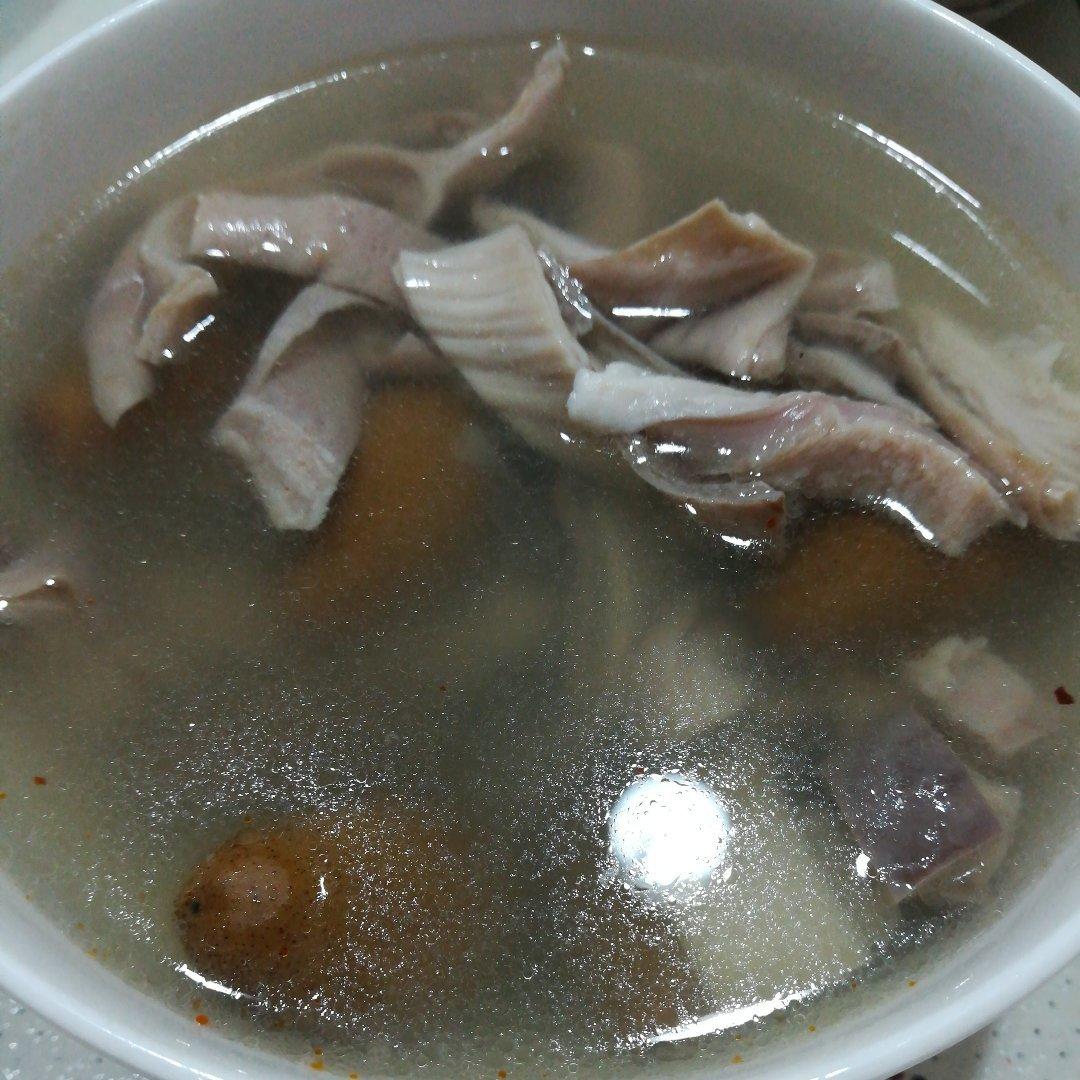 蓝色潜流做的下胎火之橄榄(青果)猪肚汤
