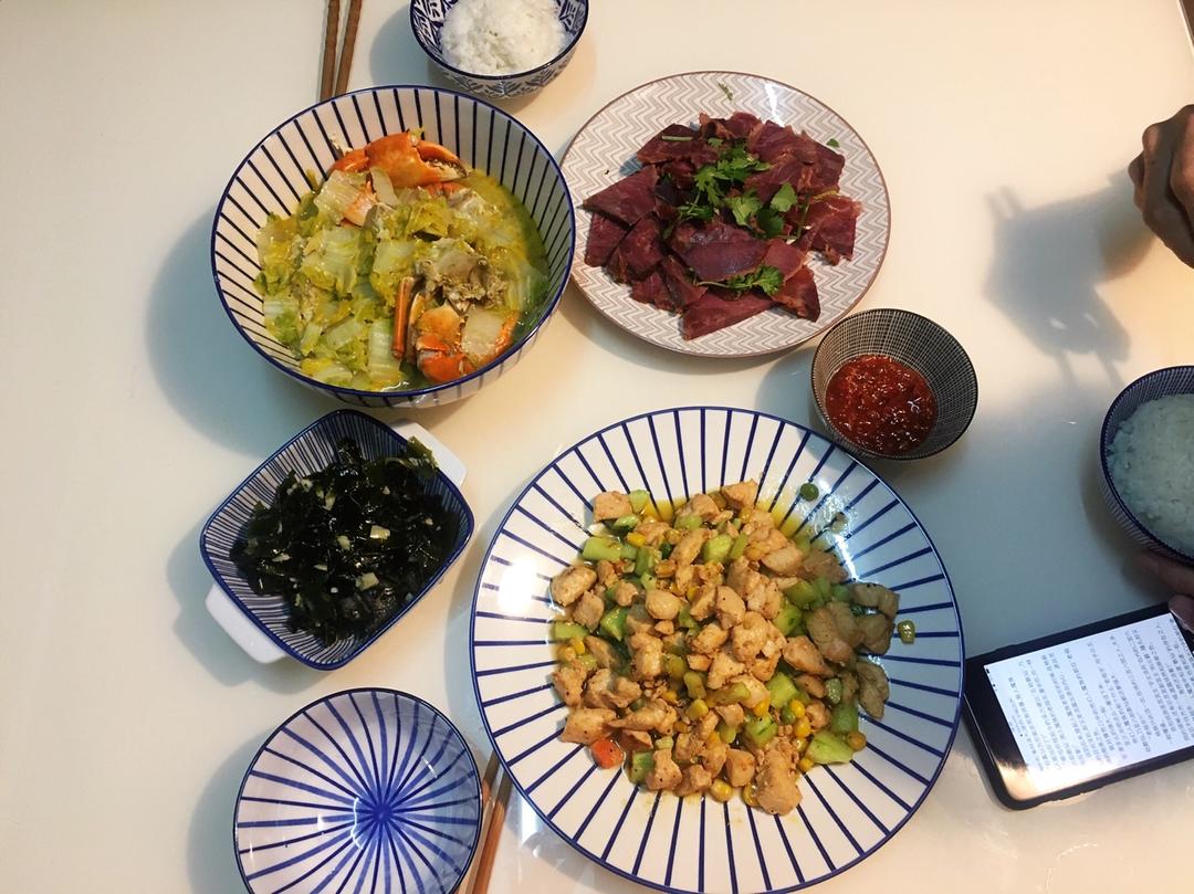 和家人的晚餐约会