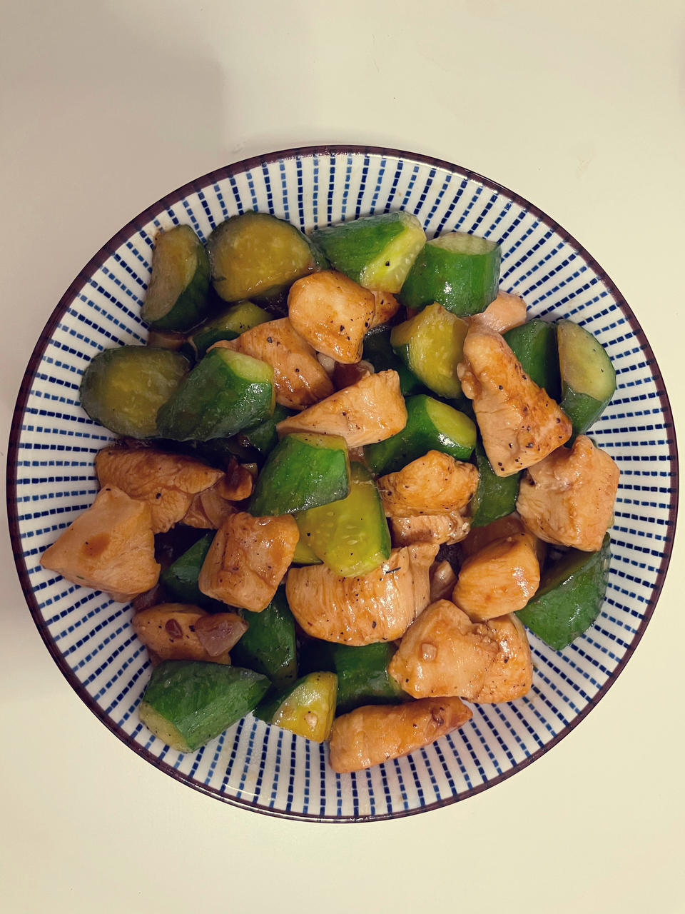 ㊙️减脂餐，黄瓜鸡胸肉丁！好吃不长胖