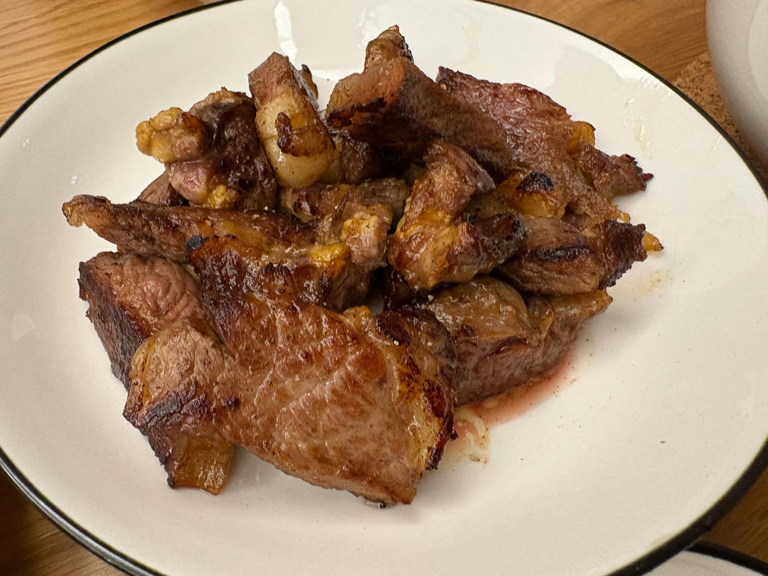 香煎牛肉（黄油版）～自制儿童牛排～配料安全，吃的放心