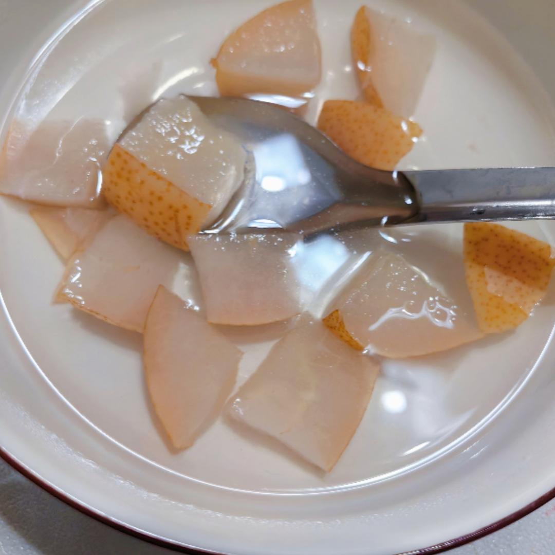 冰糖雪梨（止咳，中医给的）