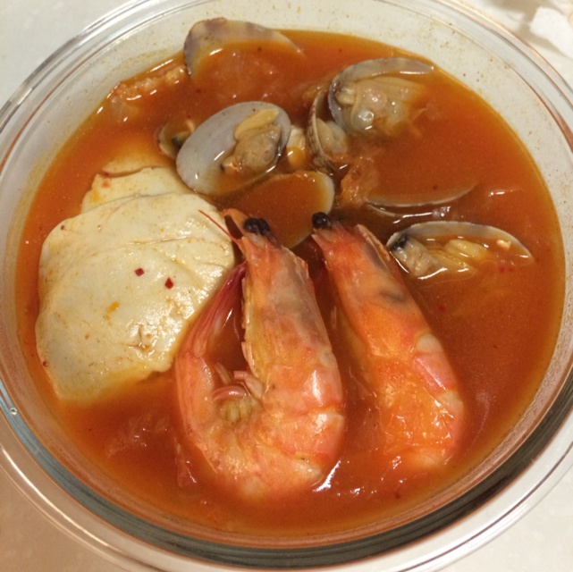韩式泡菜海鲜锅