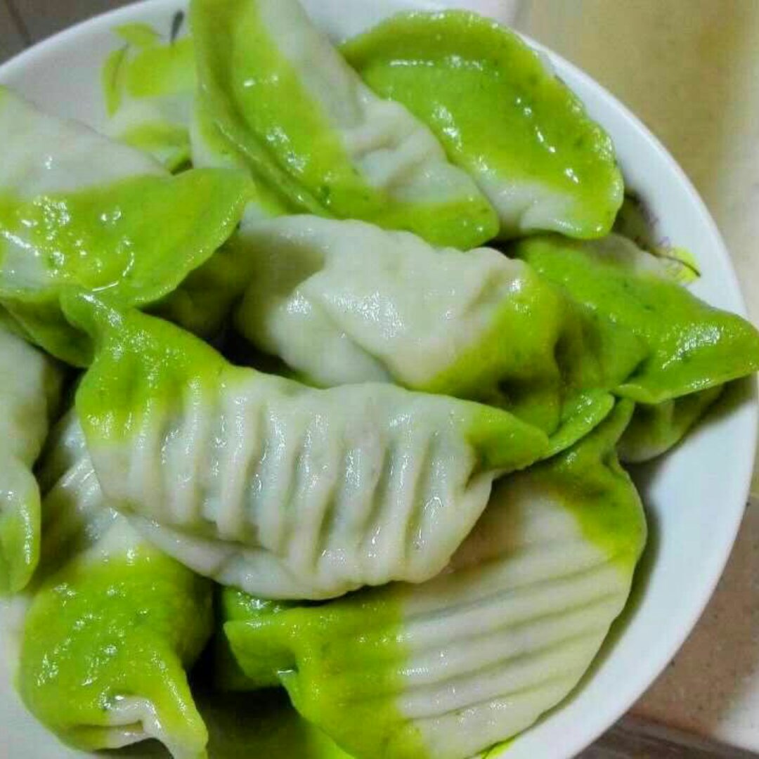 翡翠白玉白菜水饺详细版(附翡翠白玉白菜饺包法,翡翠白玉饺子皮两种制
