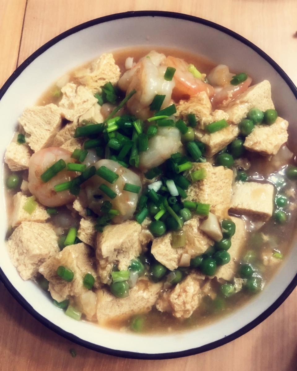虾仁豆腐