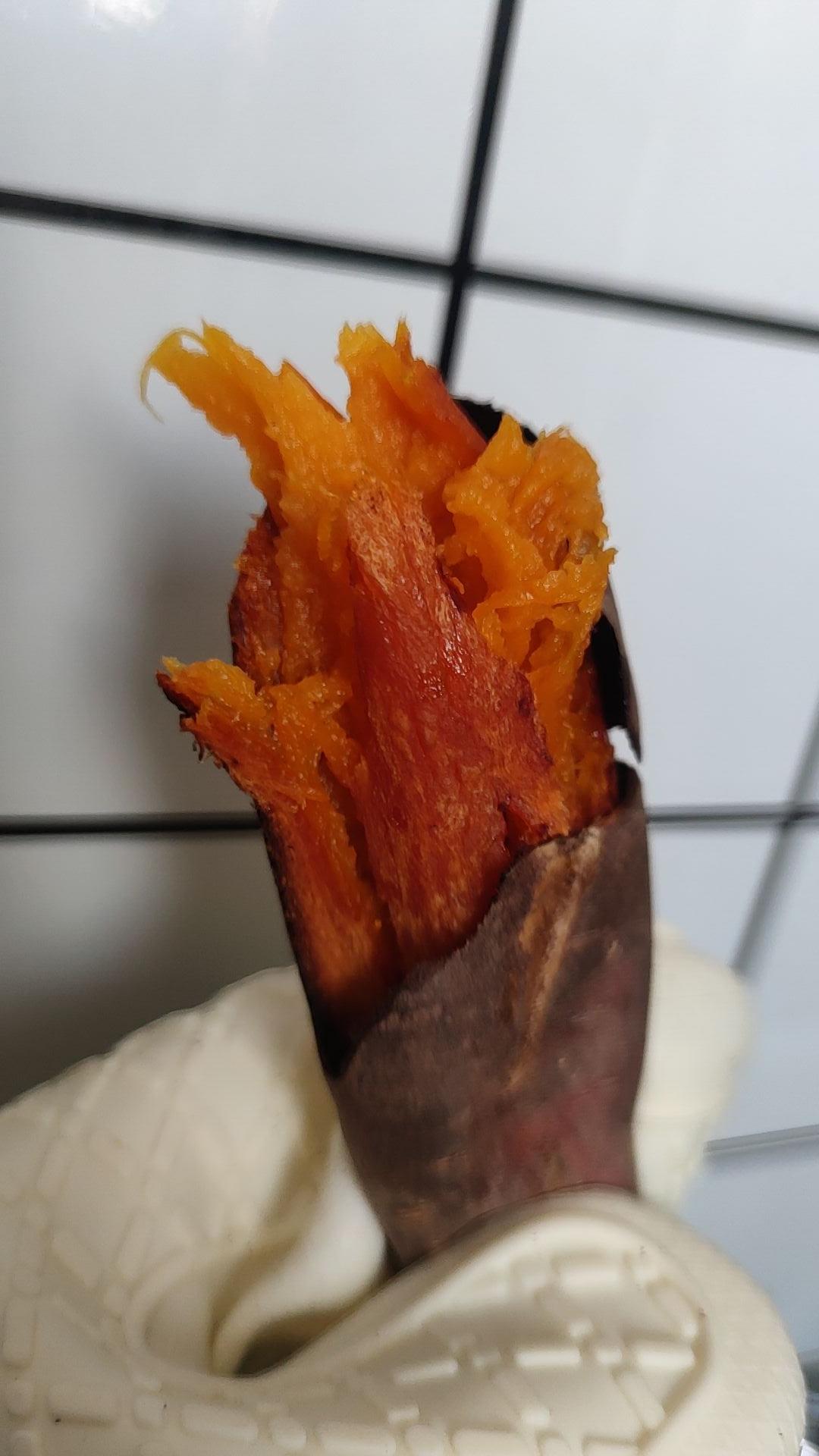 【糯唧唧的烤红薯】糖油四溢皮肉分离外糯里嫩吸溜着吃！