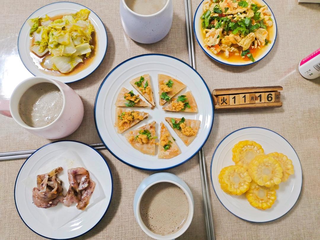 发面鸡蛋肉松饼