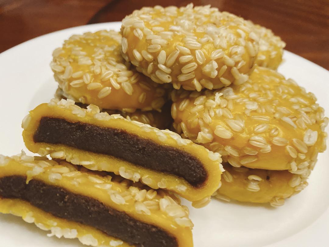 最健康的低脂低糖燕麦南瓜饼的做法