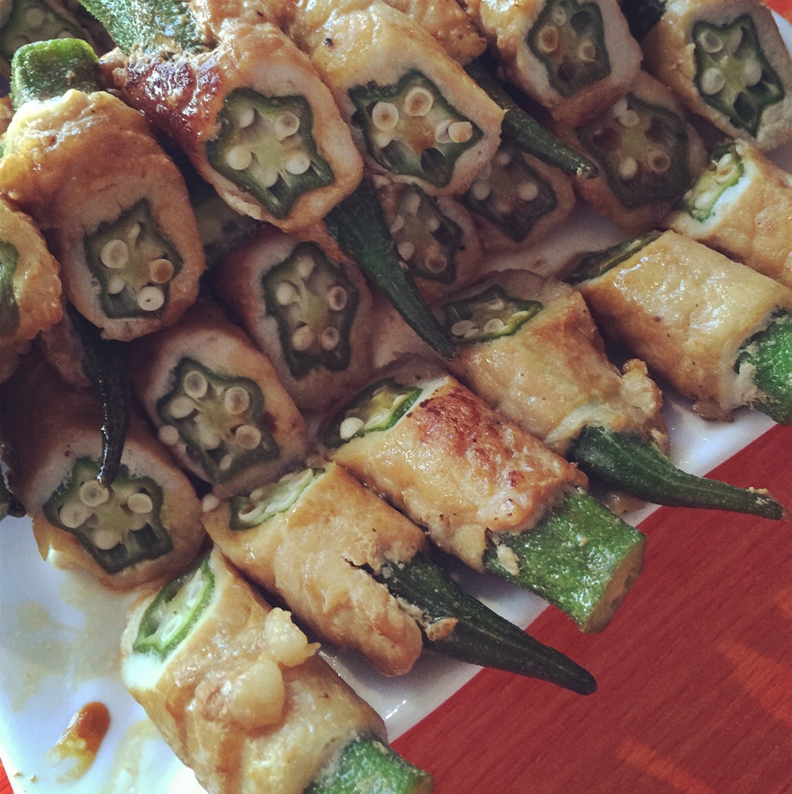 照烧秋葵肉卷儿