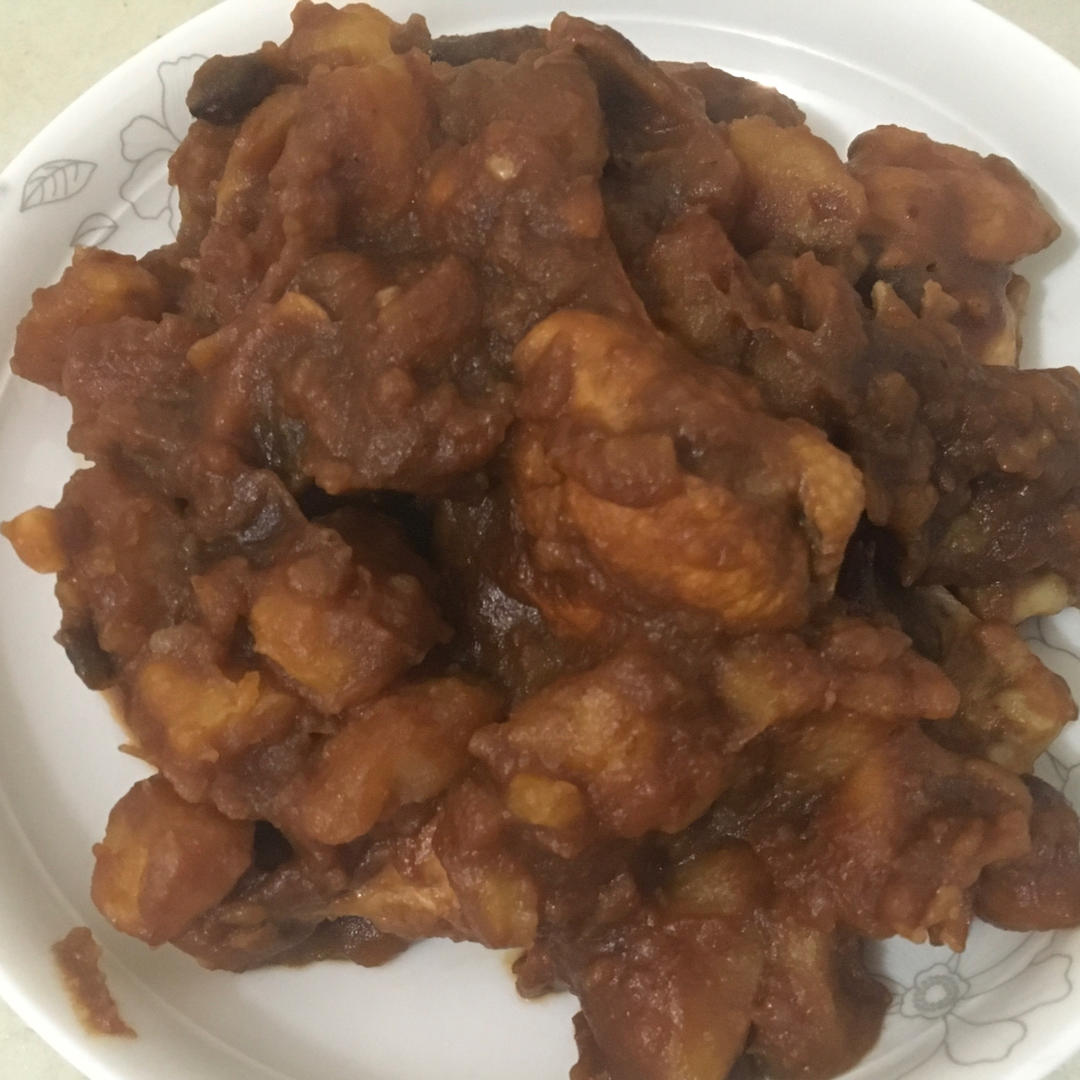 土豆焖鸡腿
