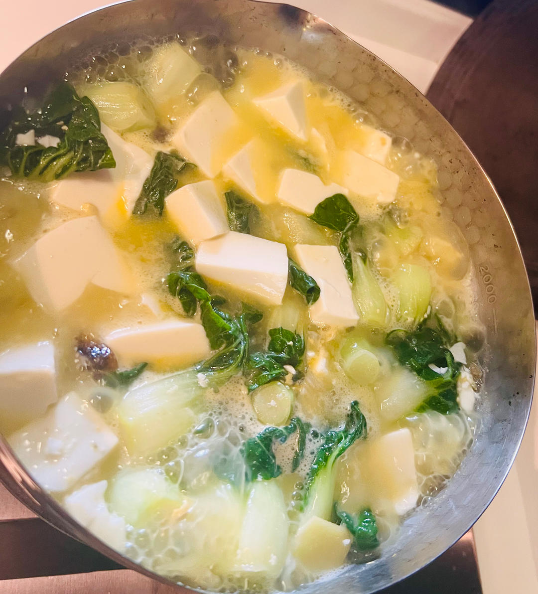 万物皆可金汤之金汤奶白菜（可以换成菠菜或者西蓝花）