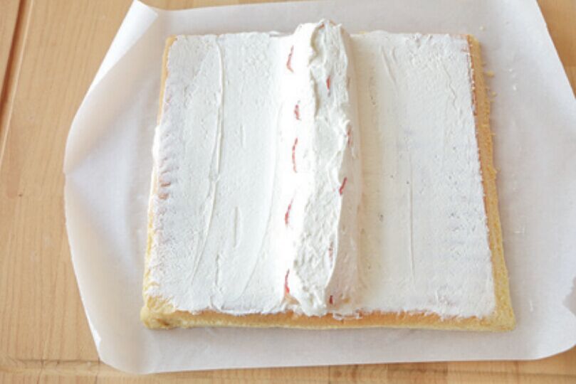 萌萌哒彩绘蛋糕卷的做法 步骤20