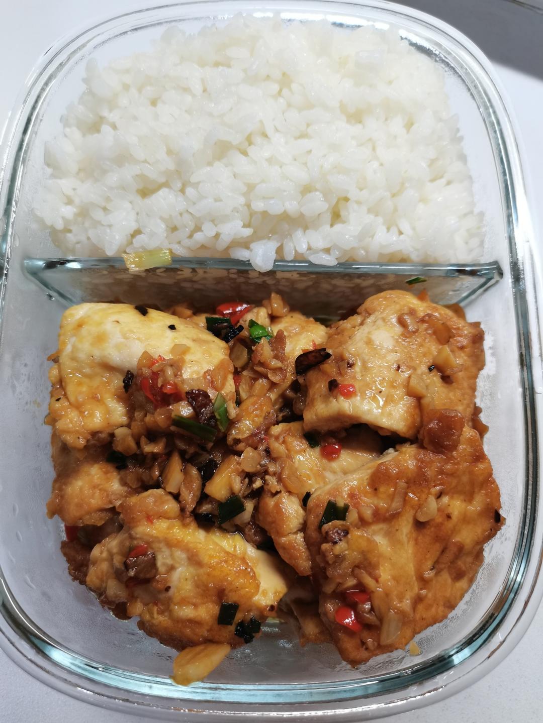 焖煎豆腐