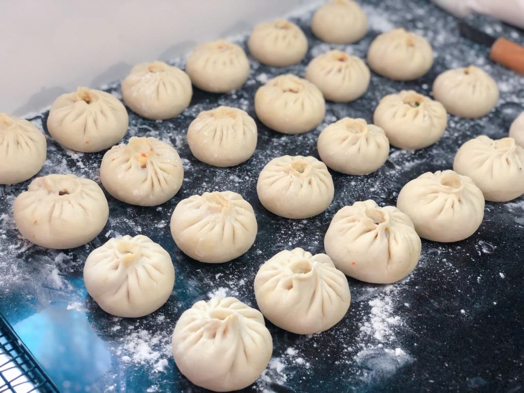 手工包子（肚脐包）