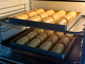 香甜柔软奶香四溢的液种法老面包的做法 步骤15