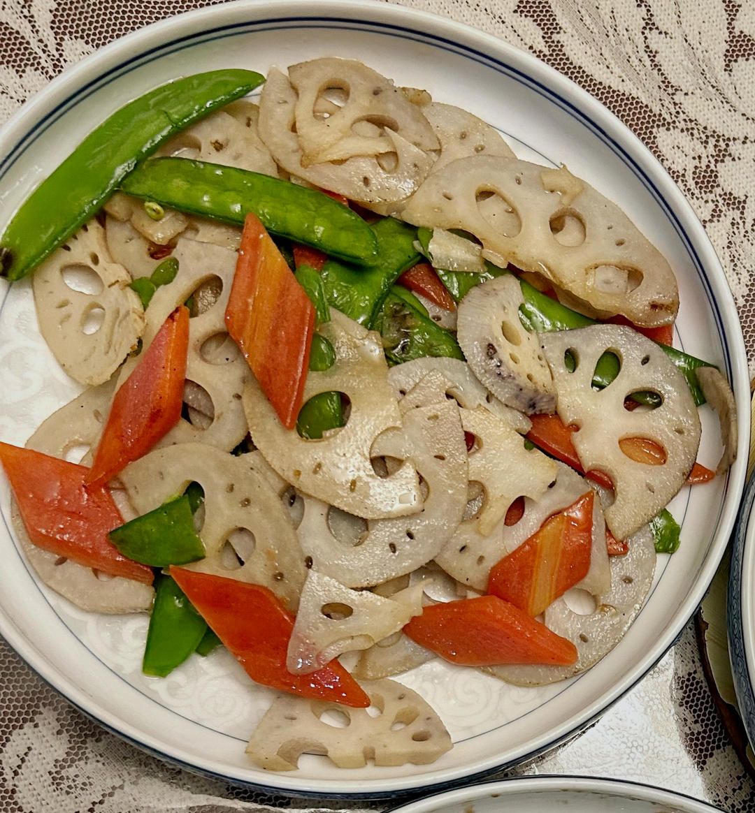 三色小素炒（夏天的清爽）