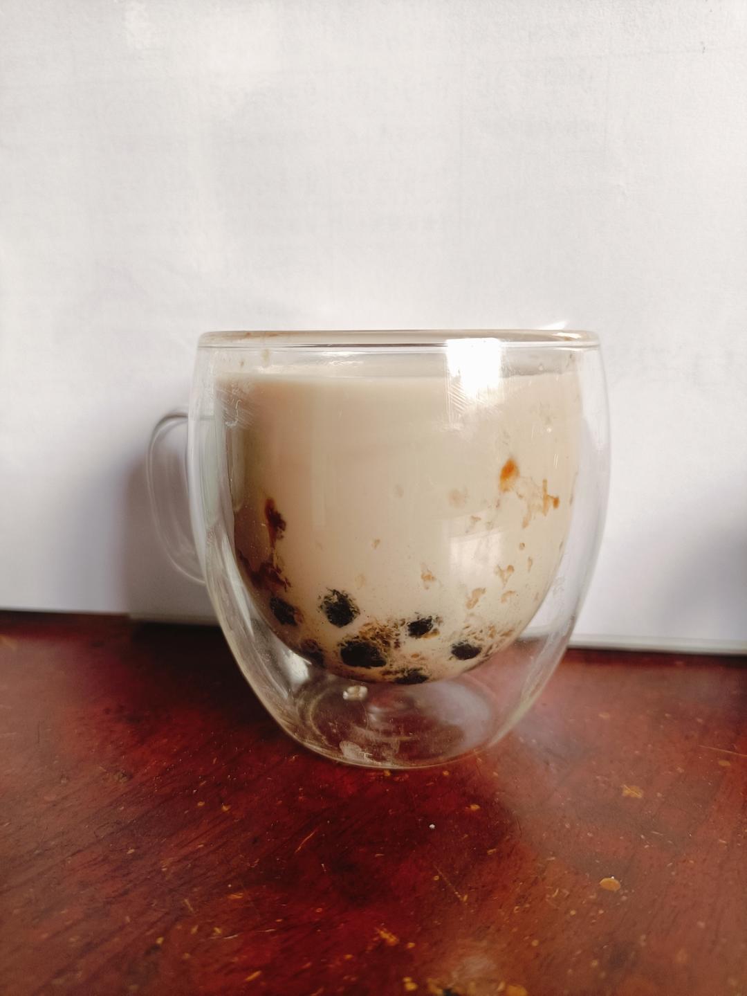 [自制健康饮料]快手焦糖奶茶（附送反式脂肪酸小知识）