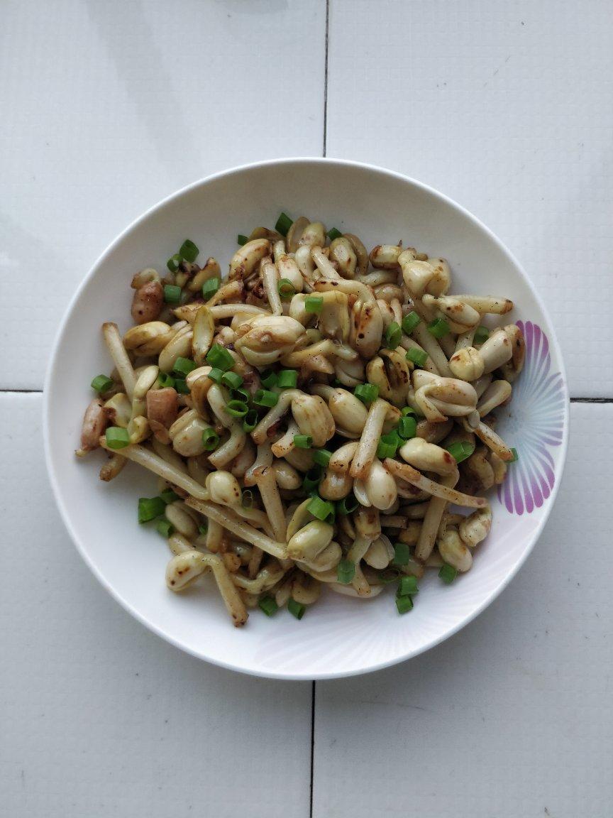 【干煸花生芽】