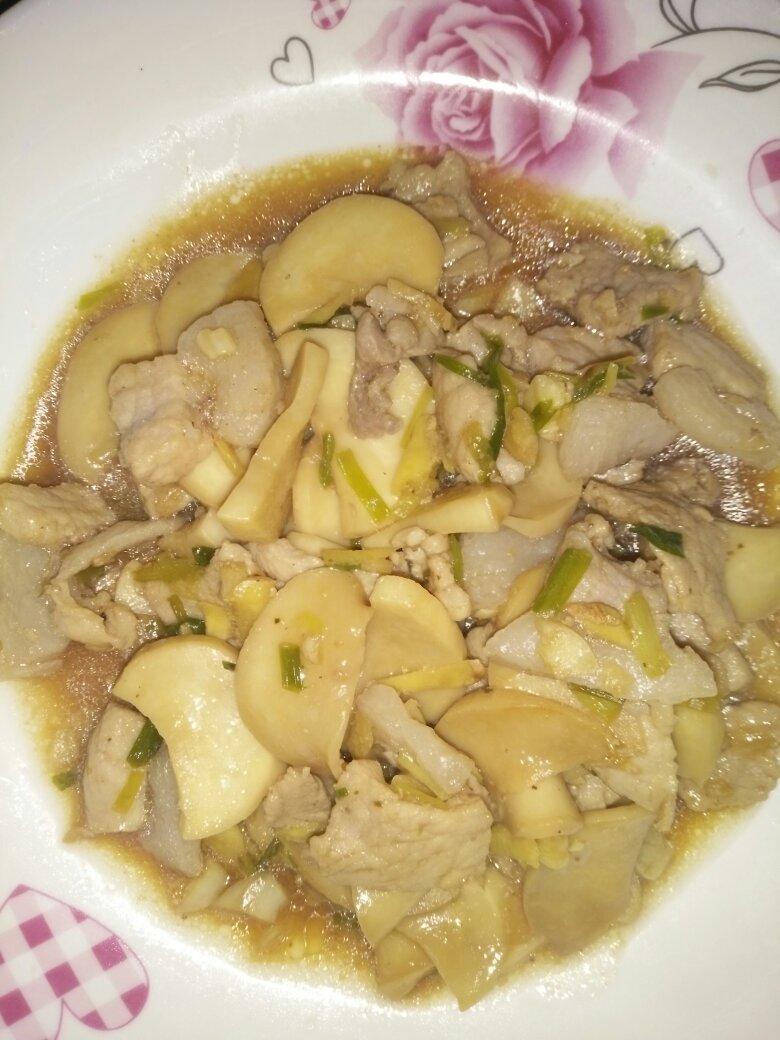 肉炒杏鲍菇