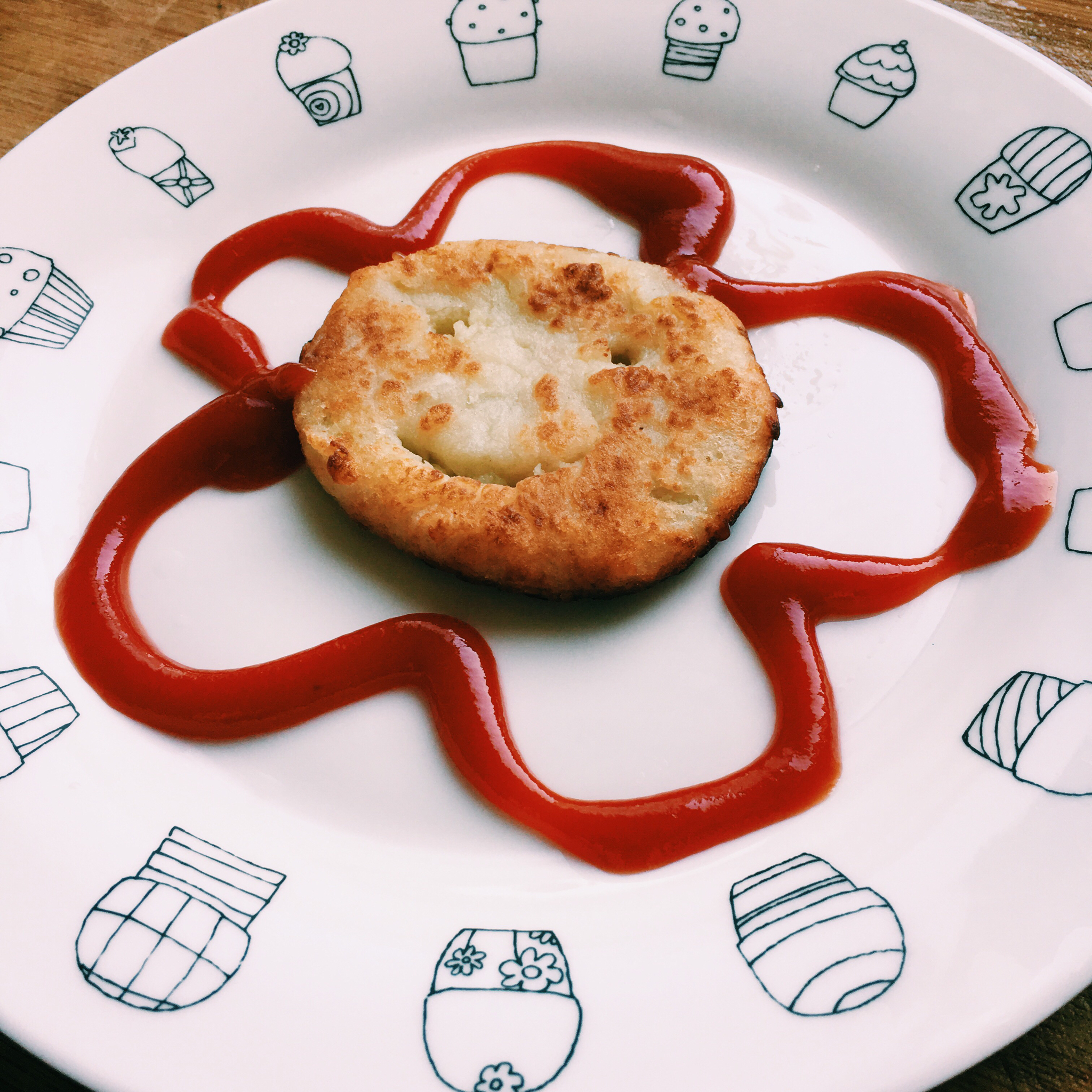土豆笑脸饼