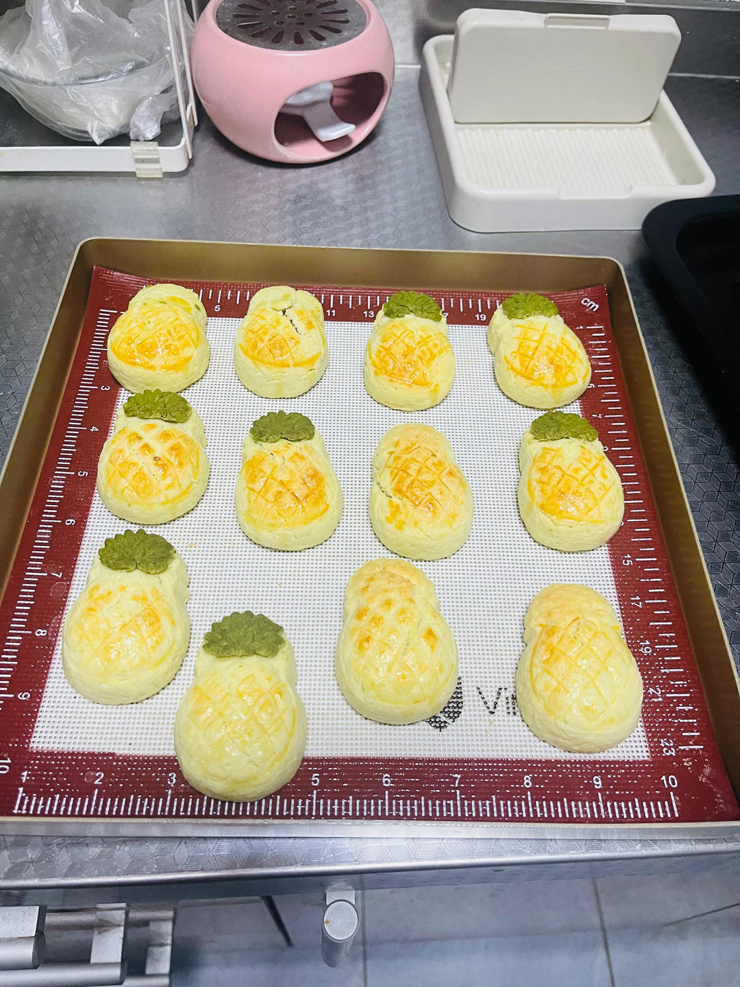 凤梨酥饼➕酸甜可口的纯凤梨馅
