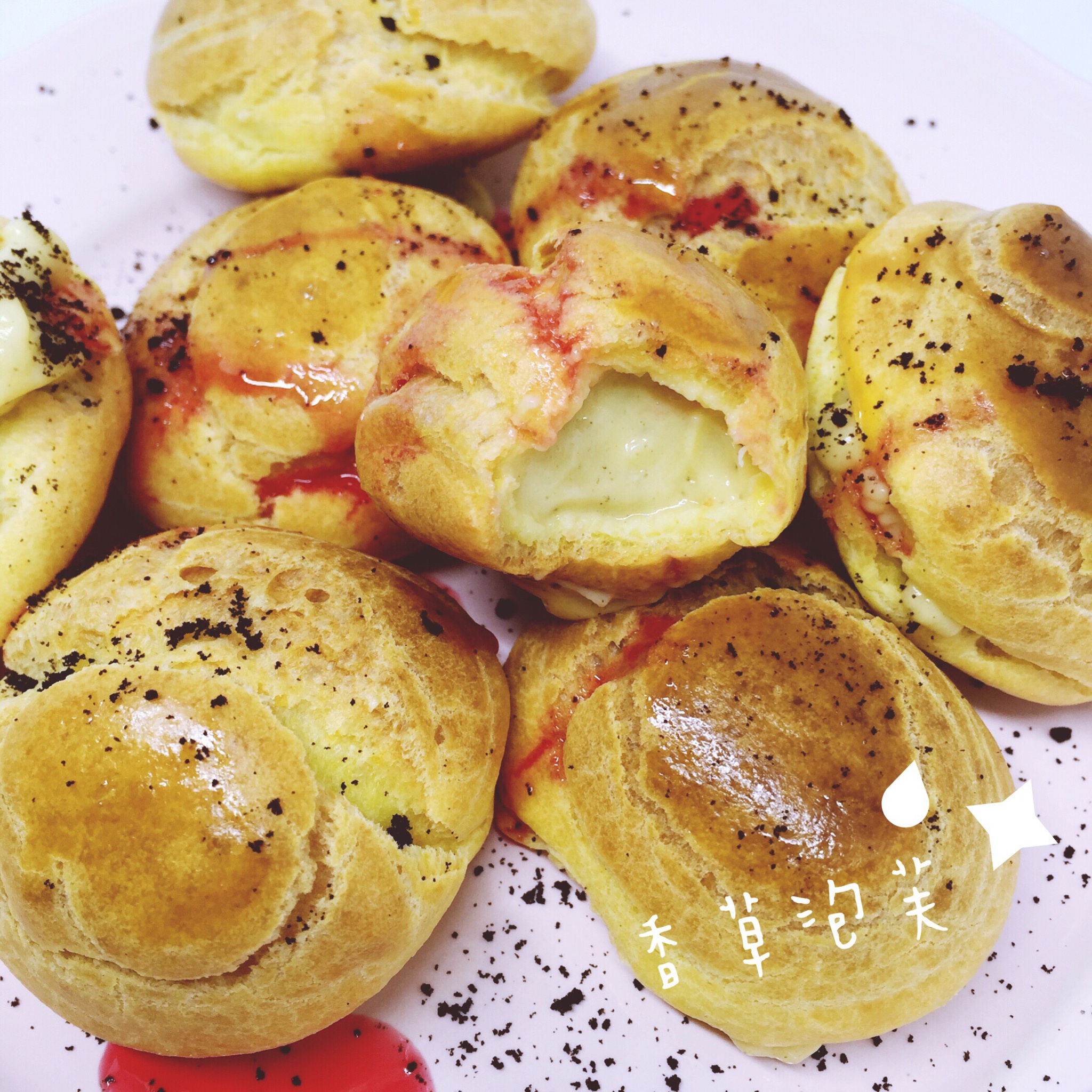 《Tinrry下午茶》教你做香草泡芙