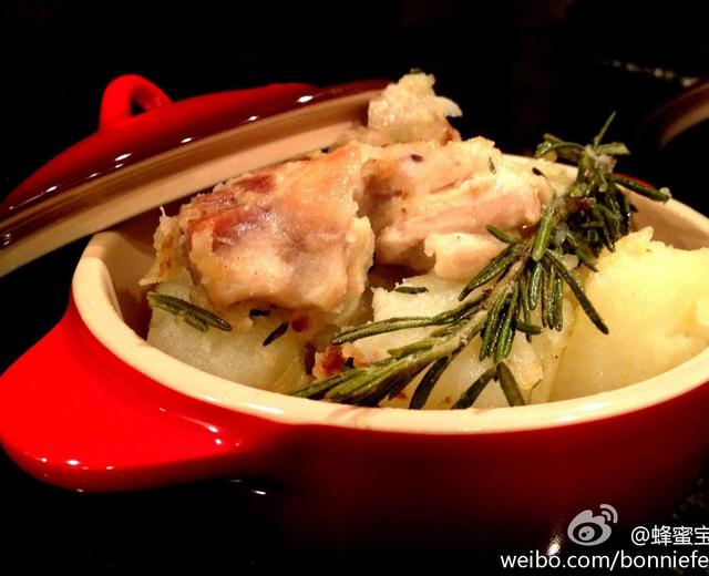 迷迭香土豆炖鸡 Rosemary Baked Chicken with Potato的做法