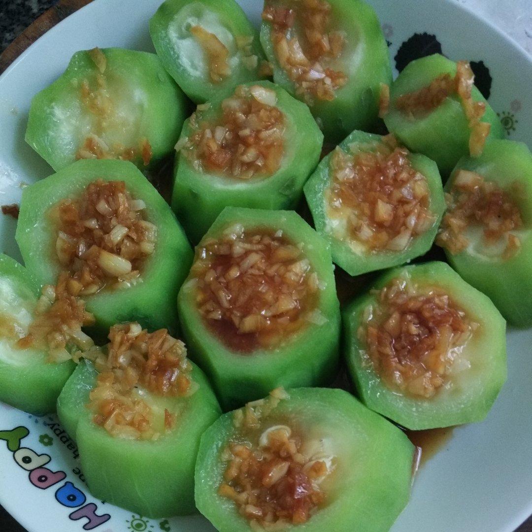 蒜蓉蒸丝瓜