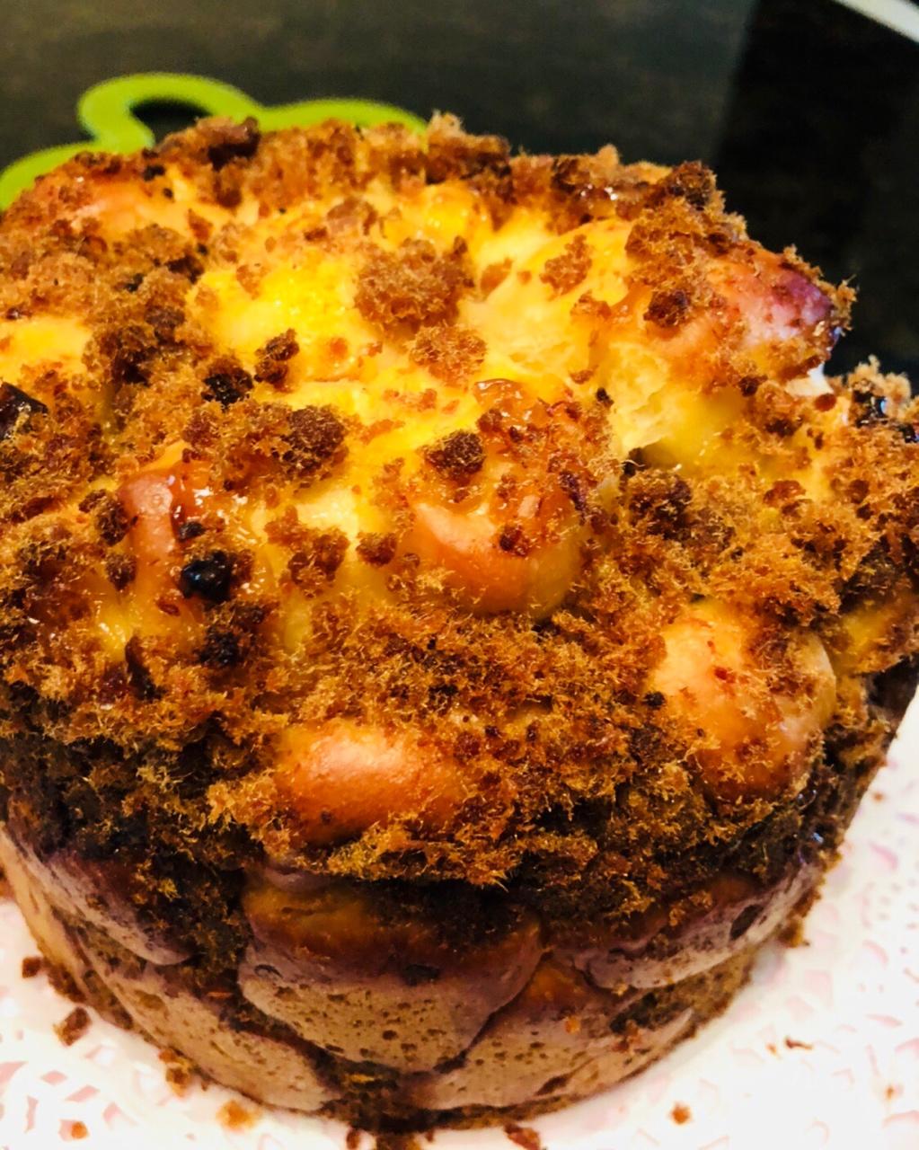 肉松手撕面包—超软会爆浆的面包哟