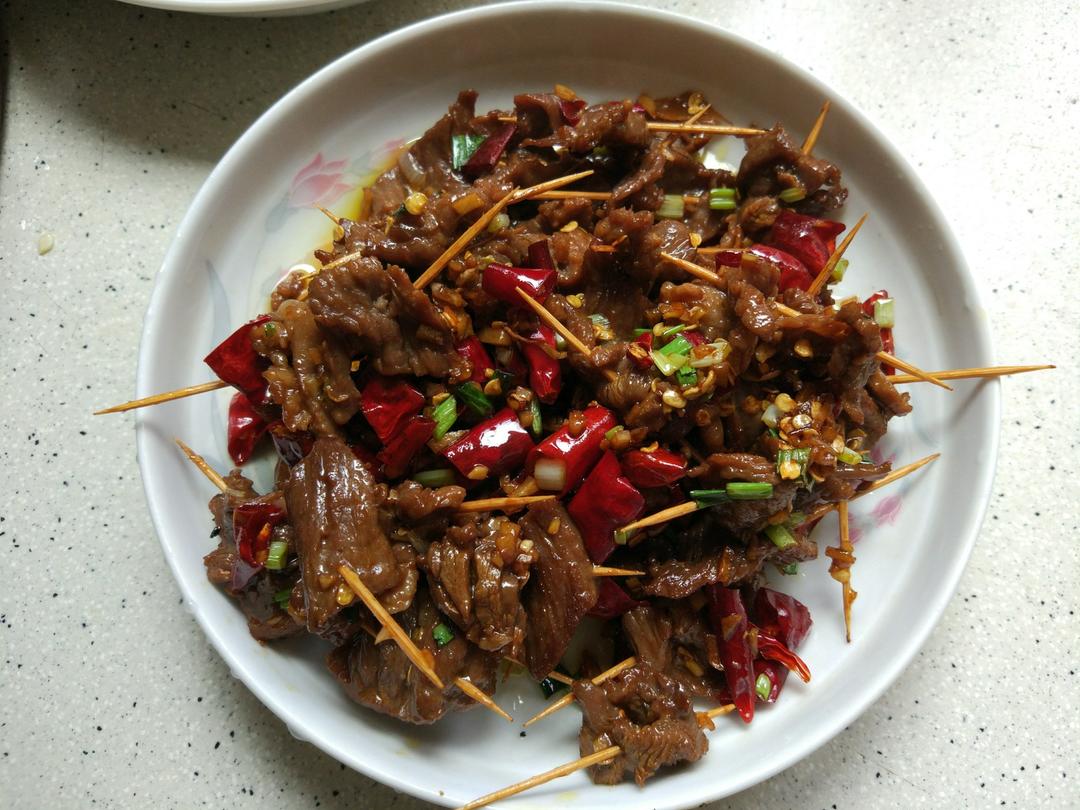 牙签牛肉 道地湖南味