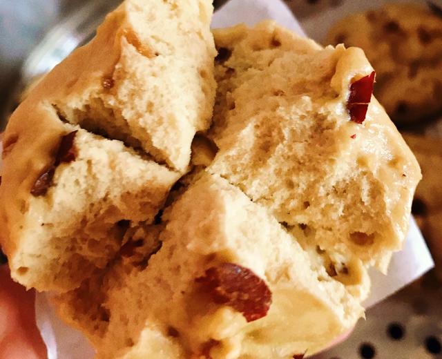 红糖红枣开花馒头(无需泡打粉、小苏打,超简单)的做法