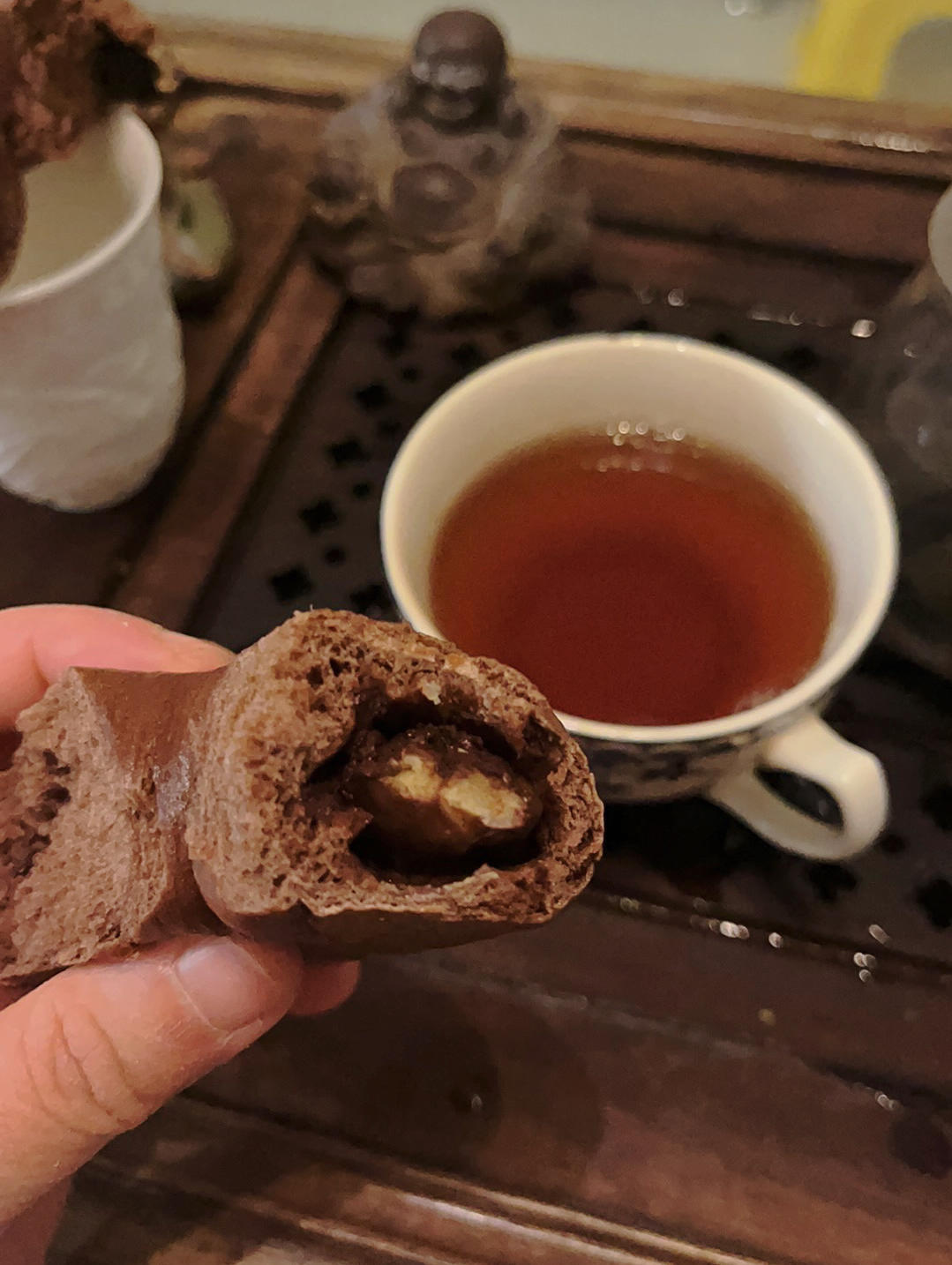 巧克力栗子贝果