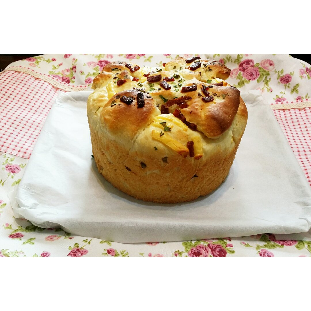 肉松手撕面包—超软会爆浆的面包哟