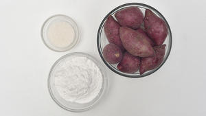 紫薯丸子 | 方太蒸箱食谱的做法 步骤1