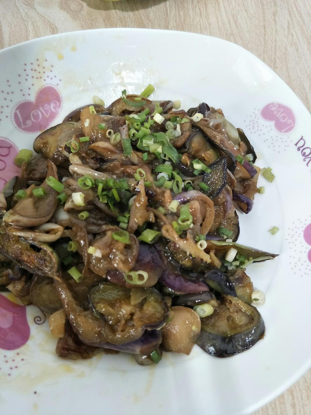 清炒茄子（少油版+视频）