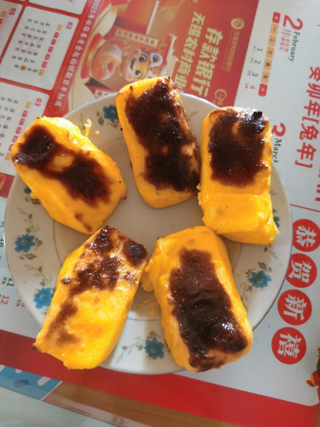 烤牛奶，又叫烤鲜奶（全蛋版，消耗牛奶）