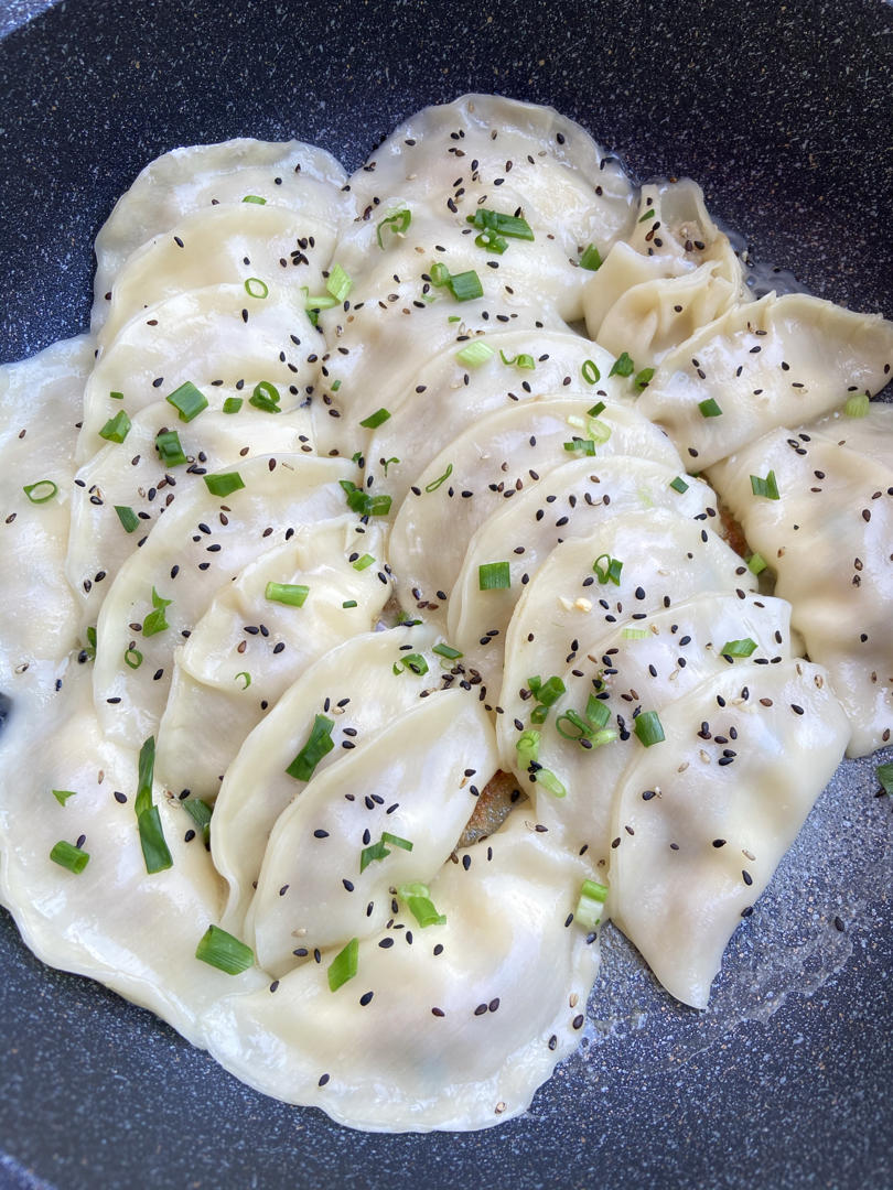 嵊州美食~生煎豆腐包（饺子皮版）