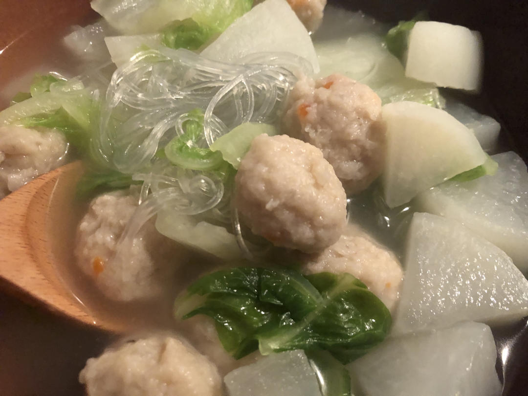 暖心又暖胃❗️萝卜粉丝丸子汤❗️冬天就爱喝这汤